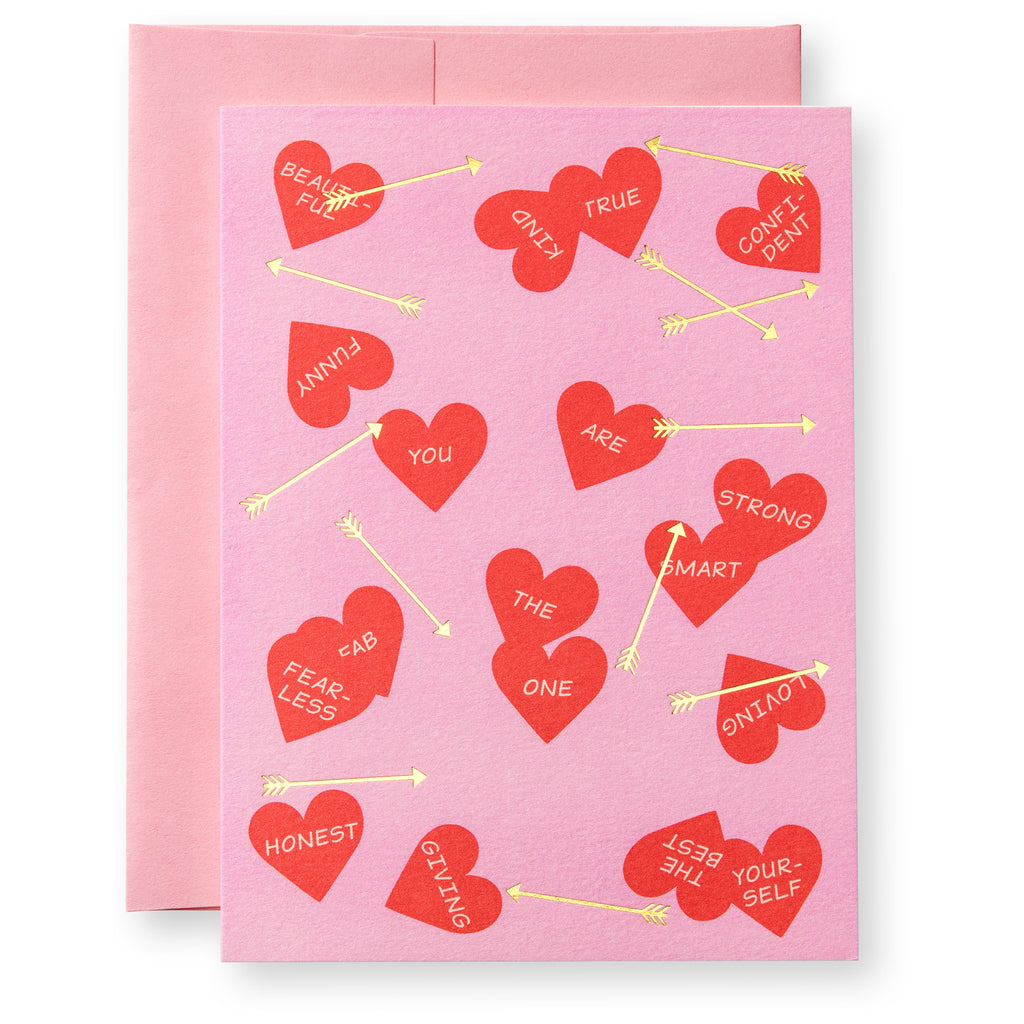 Hearts & Arrows Greeting Card