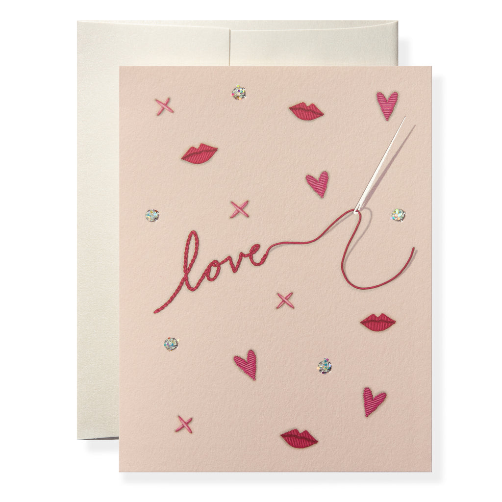 Love Stitch Greeting Card