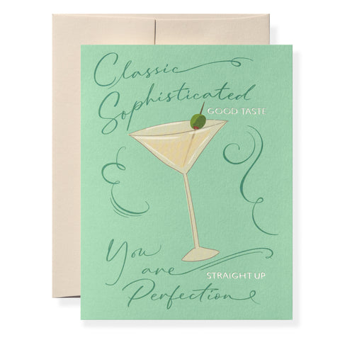 Martini Greeting Card