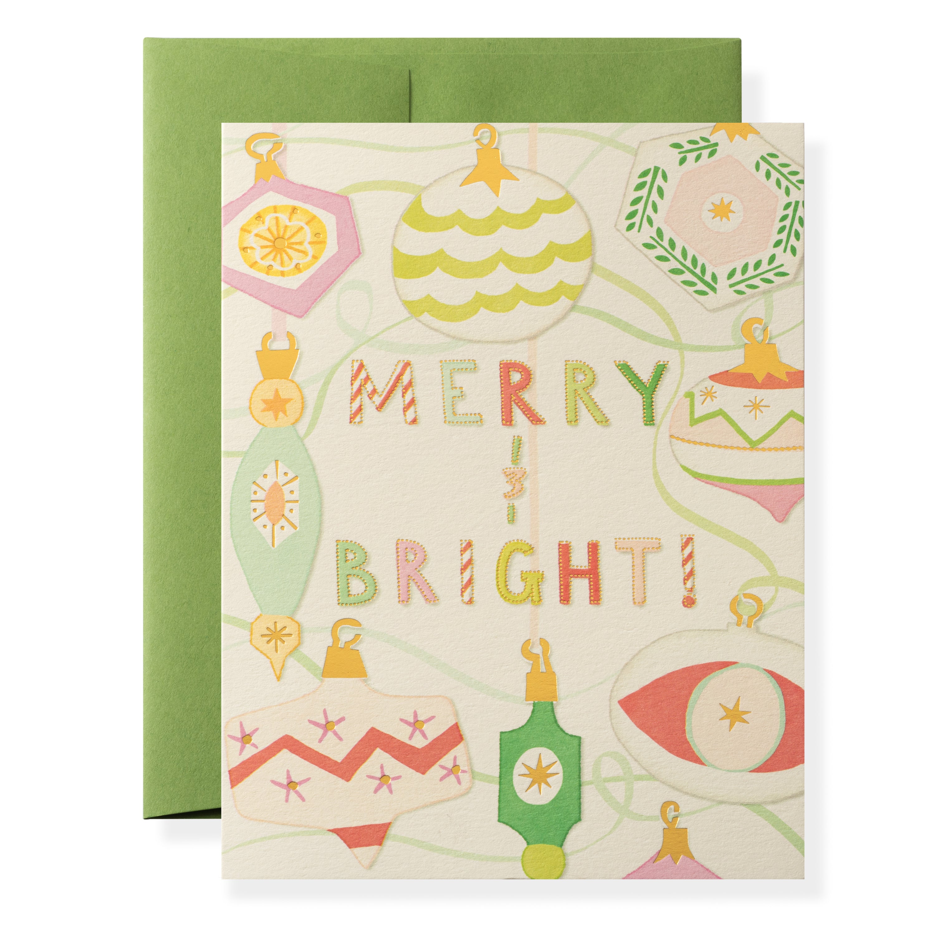 MERRY & BRIGHT CHRISTMAS STICKER BOOK. [Book]