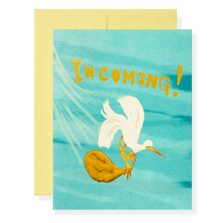 Stork Greeting Card