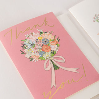 Thanks You Bouquet Greeting Card