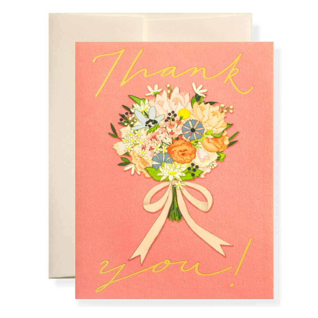 Thanks You Bouquet Greeting Card