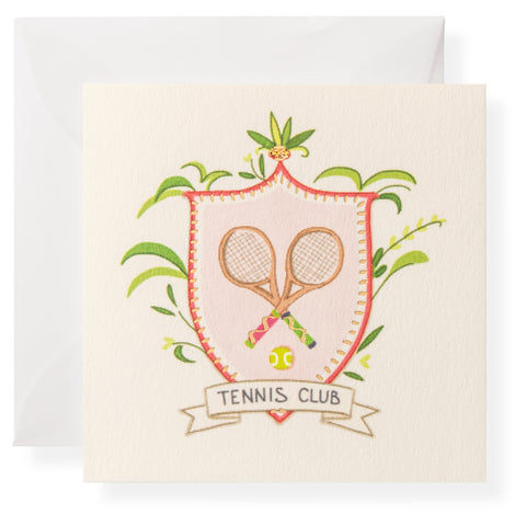 Tennis Crest Individual Gift Enclosure