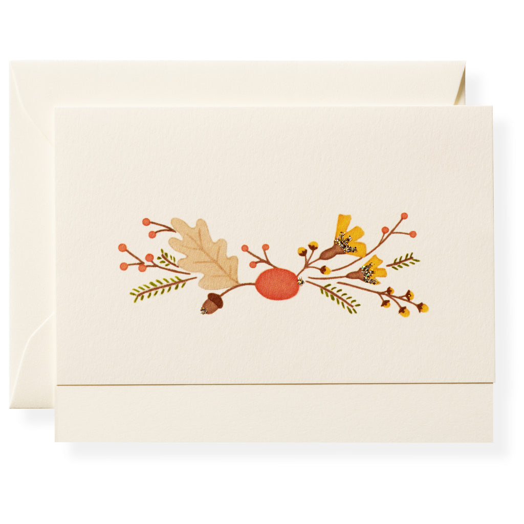 Autumn Note Card Autumn Flora Individual Note Card – Karen Adams Designs