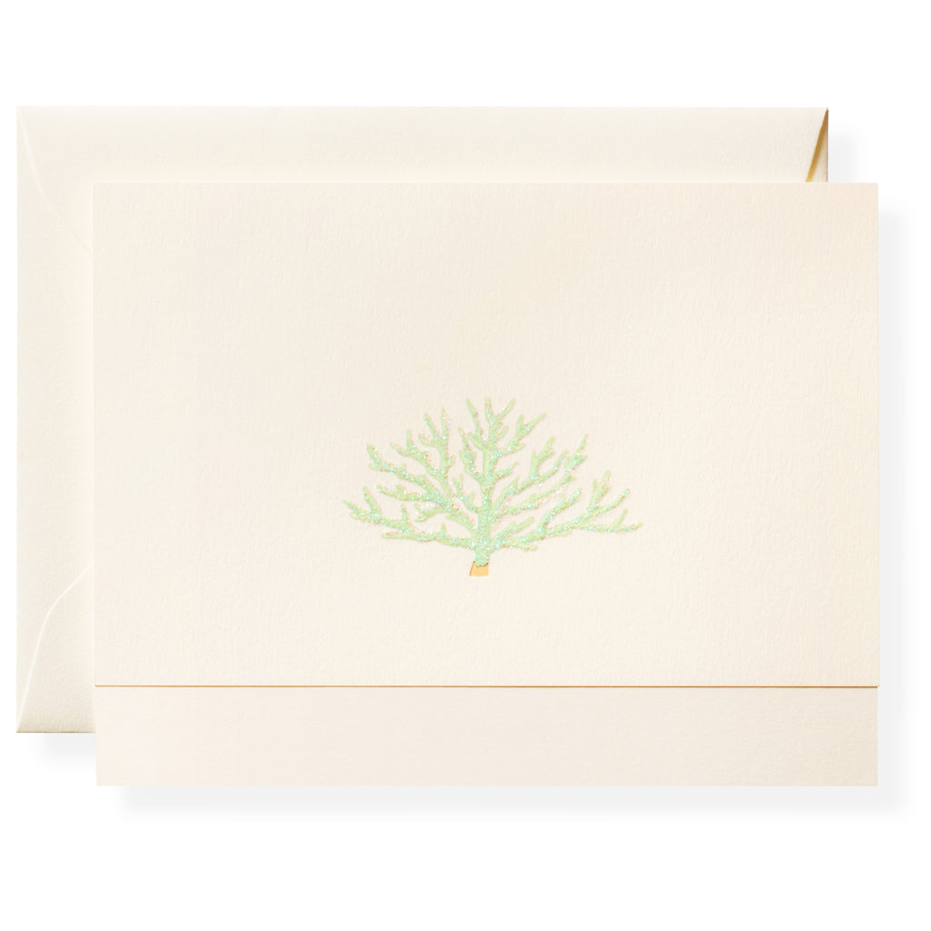 Blue Coral Individual Note Card