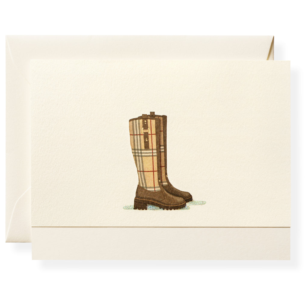 Boots Individual Note Card
