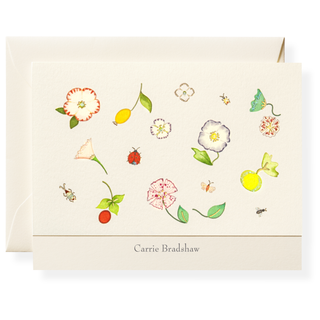 Botanic Personalized Note Cards