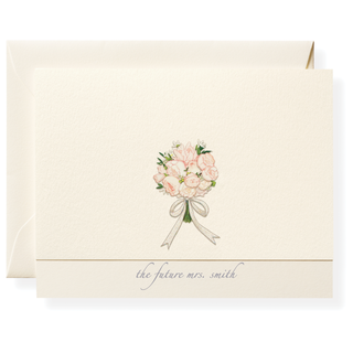 Bridal Bouquet Personalized Note Cards