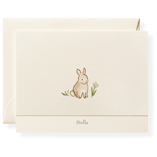 Bunny Personalized Note Cards