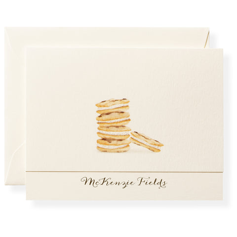 Chocolate Chipper Personalized Note Cards