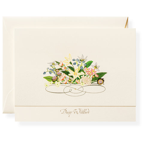Daisy Personalized Note Cards