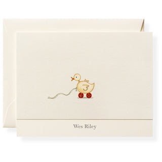 Ducky Personalized Note Cards