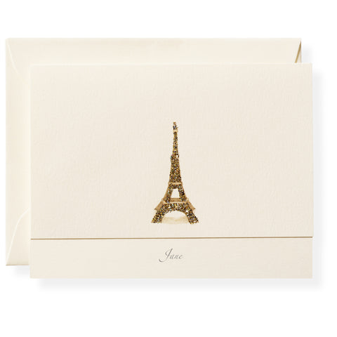 Eiffel Personalized Note Cards