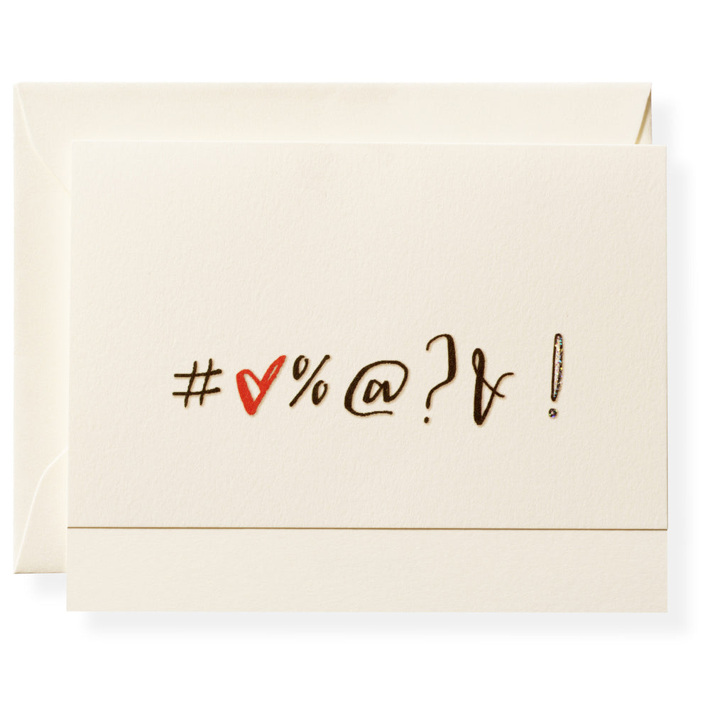 Expletive Individual Note Card – Karen Adams Designs