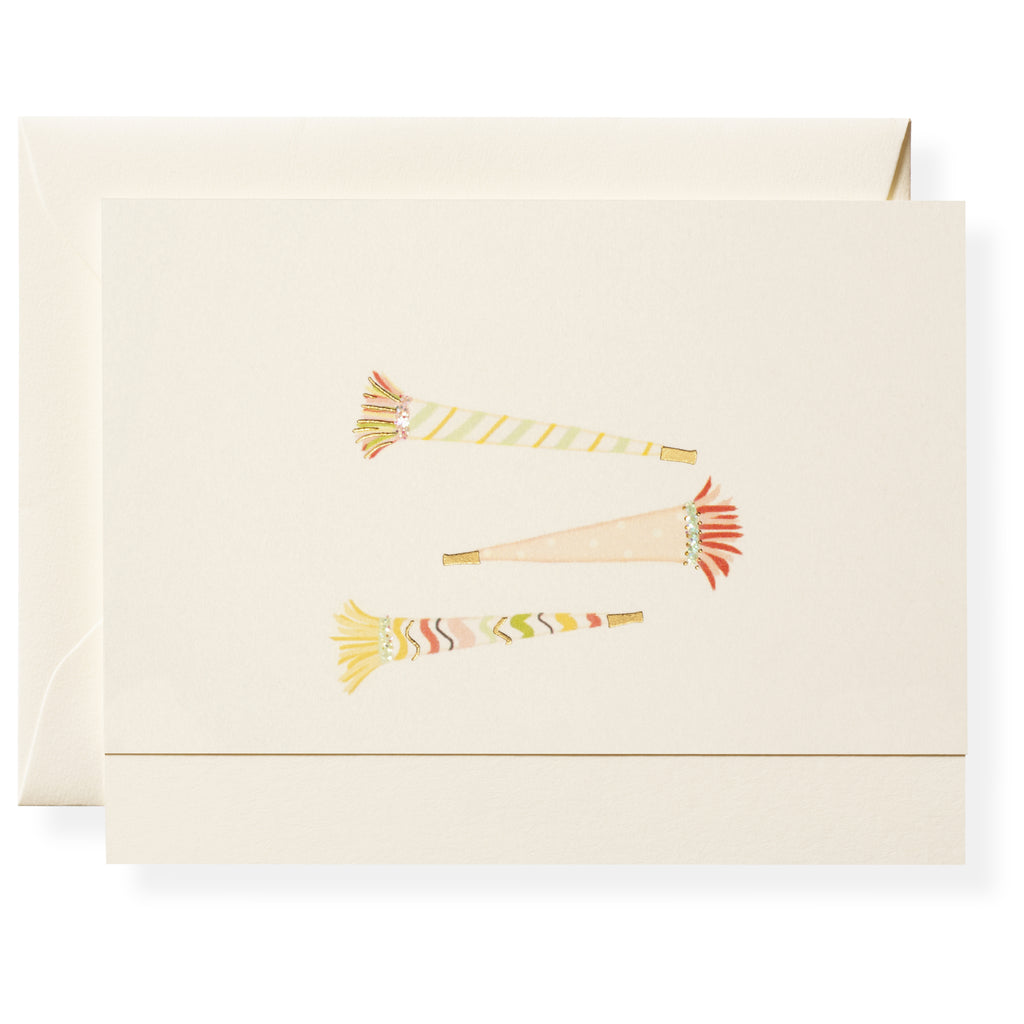 Party Horns Individual Note Card