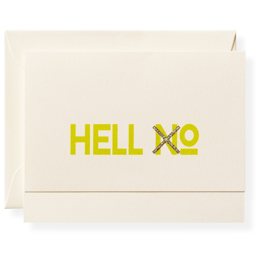 Hell XO Individual Note Card