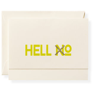 Hell XO Individual Note Card