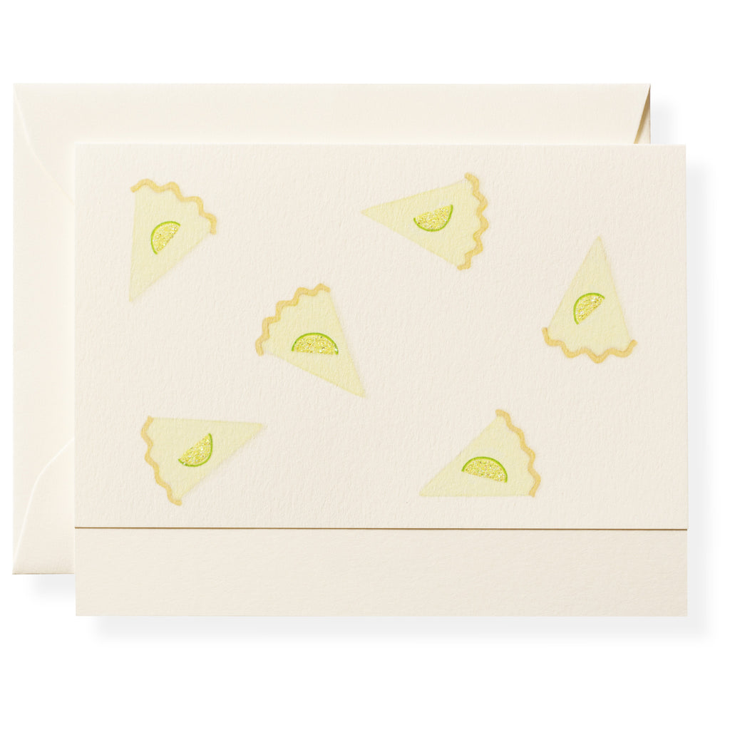 Key Lime Card Color Key Lime Pie Individual Note Card – Karen Adams Designs