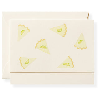Key Lime Pie Individual Note Card