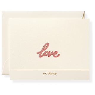 love Personalized Note Cards