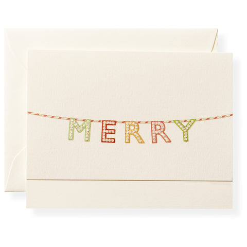 Merry Marquee Individual Note Card