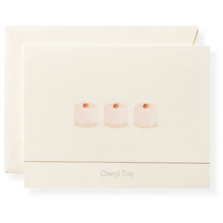 Petit Four Personalized Note Cards