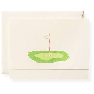 Putting Green Individual Note Card