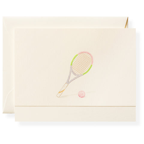 Racquet Individual Note Card