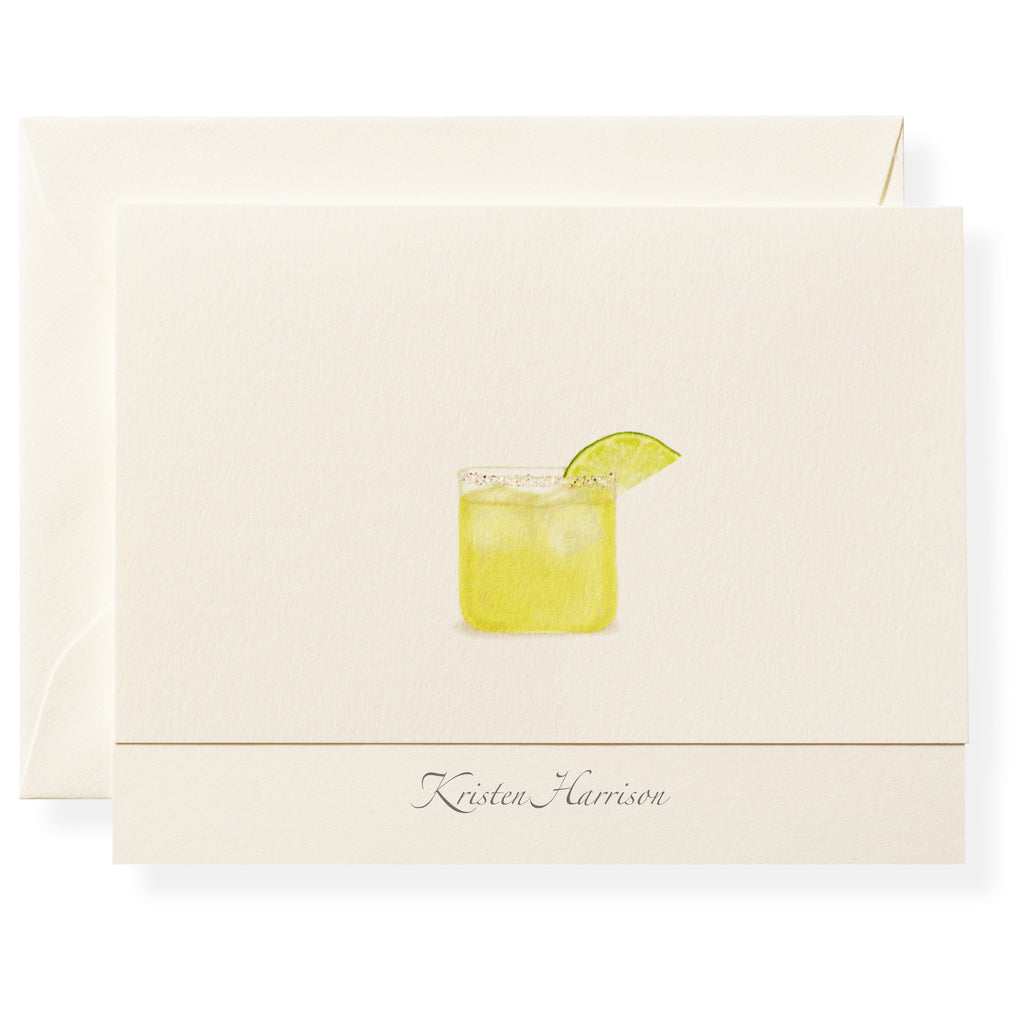 Margarita Personalized Note Cards