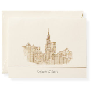 Skyline Personalized Note Cards