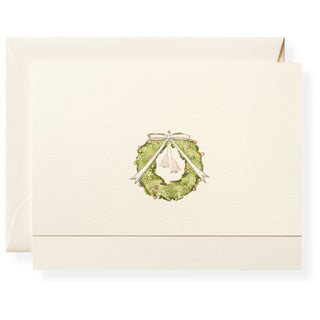 Sugar Wreath Individual Note Card