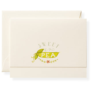 Sweet Pea Individual Note Card