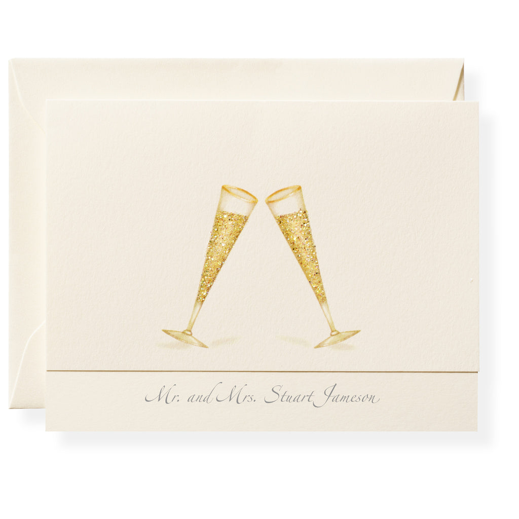 Toasty Personalized Note Cards