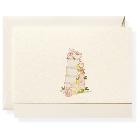 Wedding Cake Individual Note Card