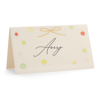 Holiday Dot Place Cards
