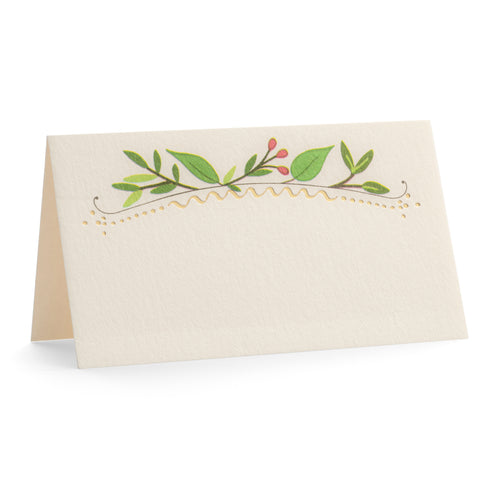 Holly Berry Place Cards