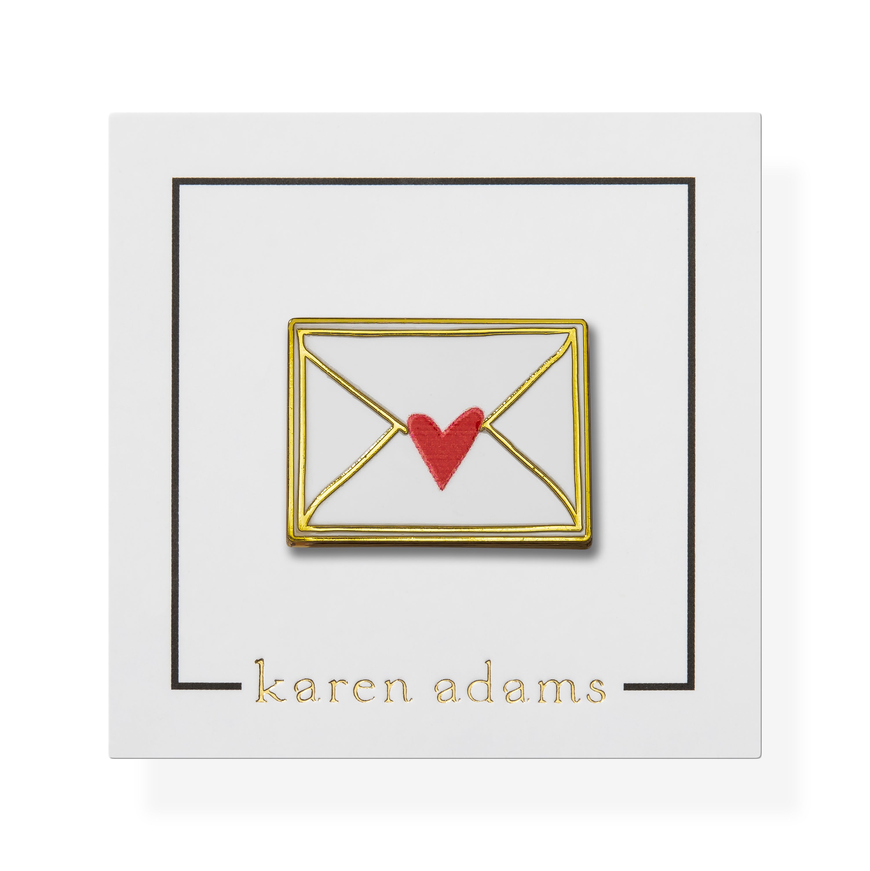 Love Letter Enamel Pin – Karen Adams Designs