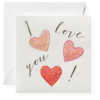 I Love You Sticker Gift Enclosures in Acrylic Box