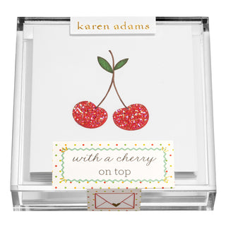 Cherry on Top Gift Enclosures in Acrylic Box