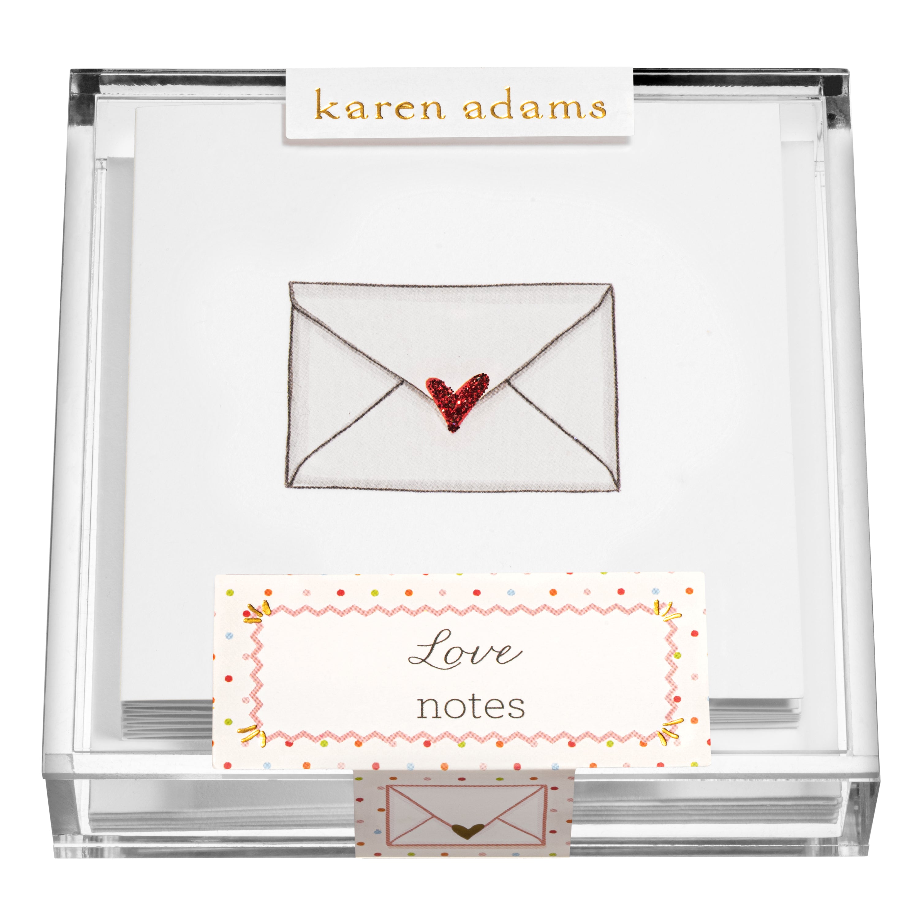 Love Note Gift Enclosures in Acrylic Box – Karen Adams Designs